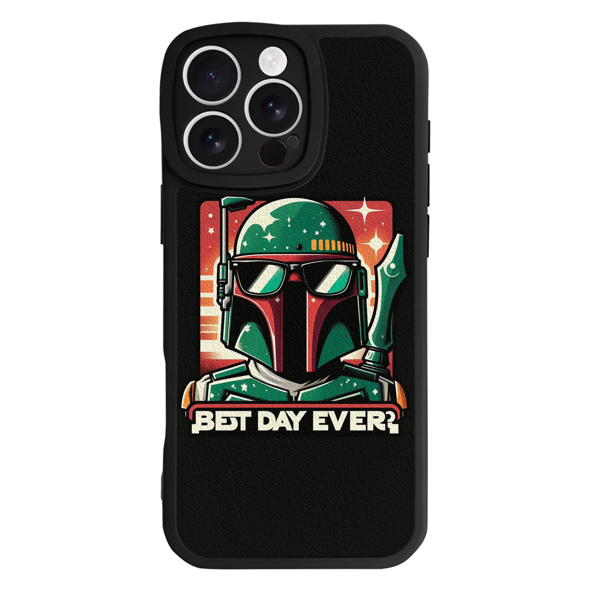 （画像用） スター・ウォーズ Star Wars 【iPhone 16シリーズ対応】シリコンスマホケース（レザー調） 材質：シリコン